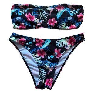 🐚🌺SWIM 3/15$🐚🌺 Tropical Floral Bikini Set